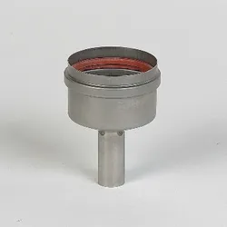 enkelwandige rookgascondensafvoer Ubbink Rolux 4G Ø100mm inox